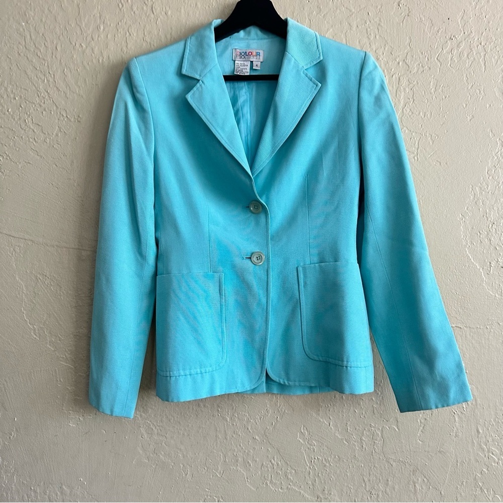 Women's Turquoise Blazer